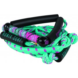 Womens Bungee Surf Rope 25ft mit Handle Pink
