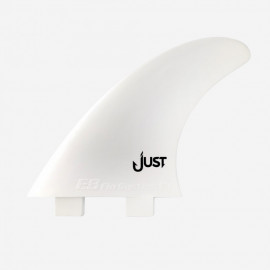JUST Thruster Surf Finnen Set Dual Tap - white